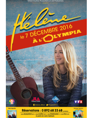 Affiche Hélène concert 2016 - Enroulée