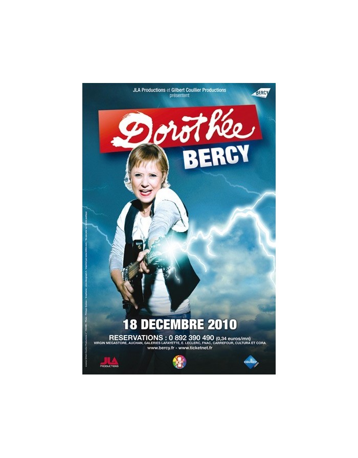 Affiche Dorothée Bercy 2010 - Pliée