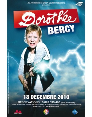 Affiche Dorothée Bercy 2010 - Enroulée
