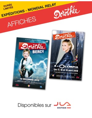 Les affiches Dorothée - Expédition Mondial Relay