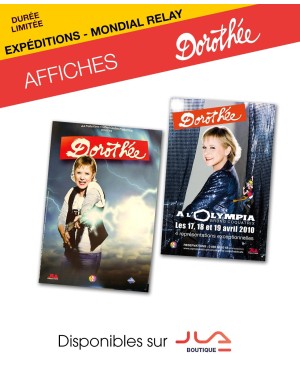 Les affiches Dorothée - Expédition Mondial Relay